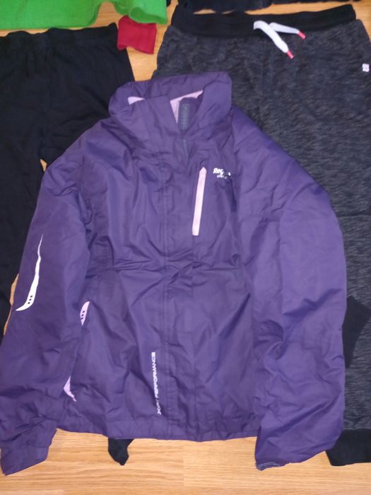 Пакет на девочку 10-11 лет куртка, платье, толстовка Benetton, флиска