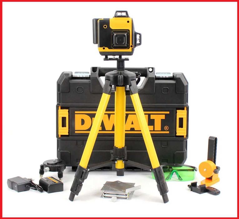Акумуляторний лазерний нівелір DeWalt DCLE34031N 3D-4D 16. Арт. 1783