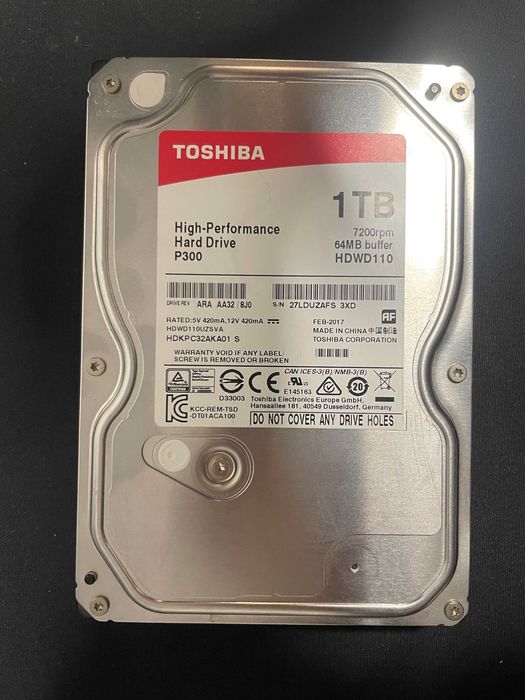 Dysk HDD 1TB Toshiba