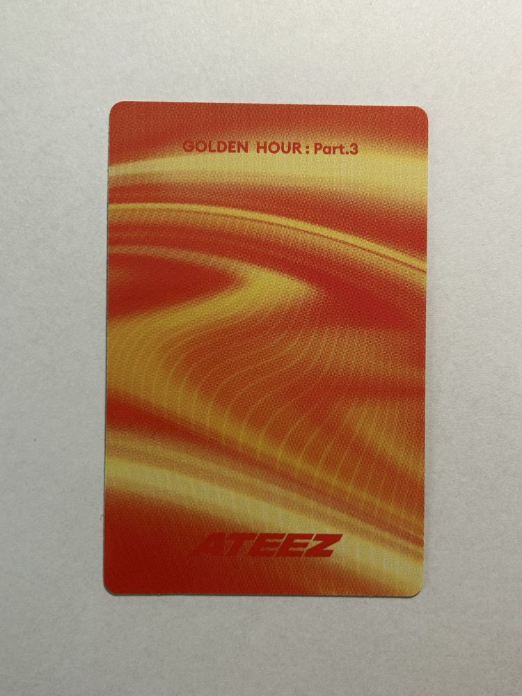Karta Jongho ATEEZ Golden Hour Part. 3 pocaalbum