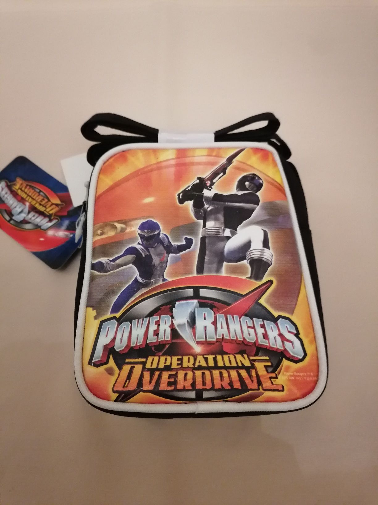 Torebka listonoszka dla dzieci z postaciami z bajki power rangers
