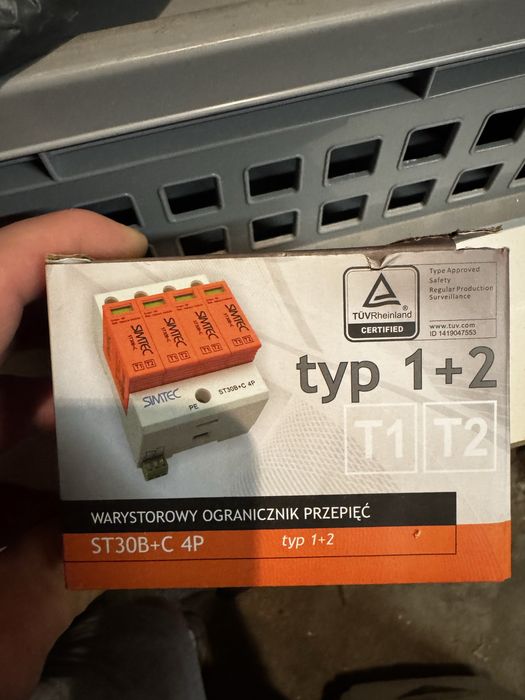 Warystorowy ogranicznik przepięć ST30B+C  4P Typ 1+2 Simtec