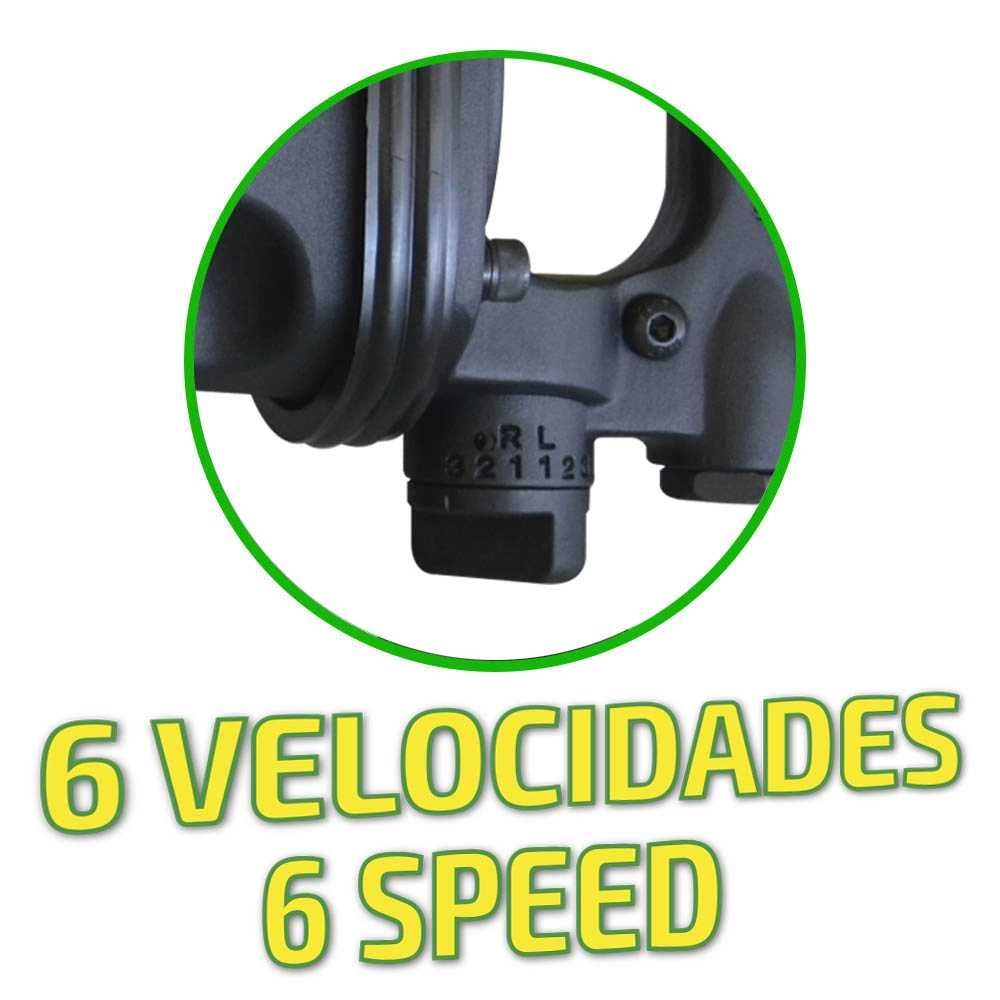 Chave de impacto 1" canhão comprido 3800 Nm Iva incluido