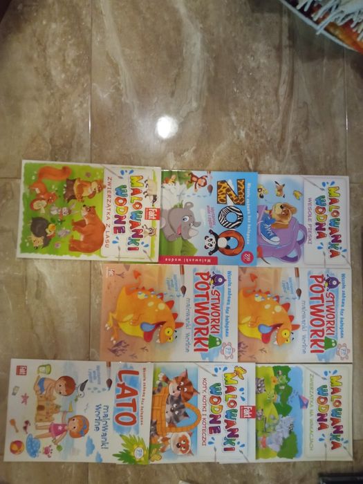 Malowanki wodne 32 zł komplet