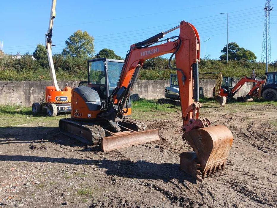 2016 Hitachi ZX48U-5 Midi Escavadora de Rastos Borracha 4690kg