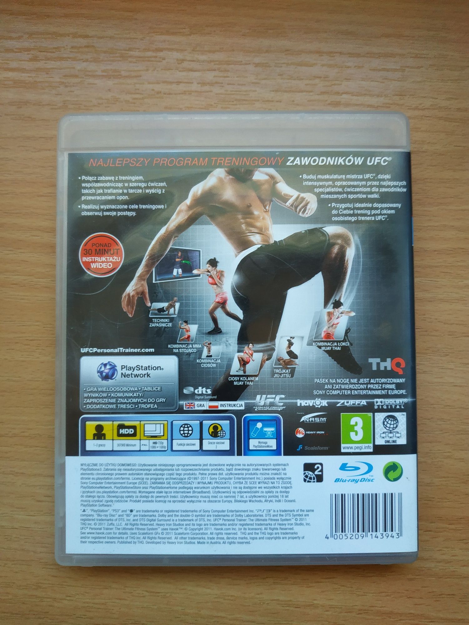 Ufc trainer ps3, możliwa wysyłka przez olx