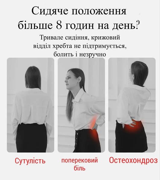 Подушка ортопедична для офісу та водіїв з ефектом пам'яті під сідниці