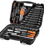 Okazja Zestaw kluczy nasadowych 100el NEO TOOLS 10-206 walizka