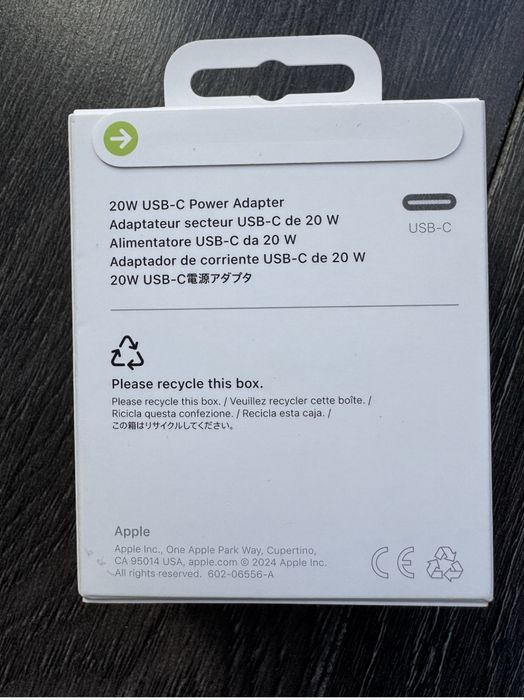 Ładowarka 20W Apple Usb-C Orginalna