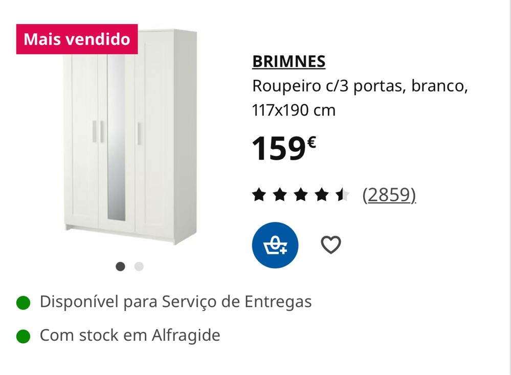 Armário Ikea novo