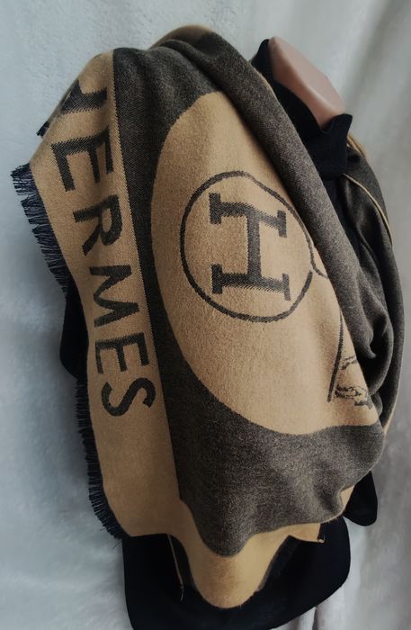 Шарф Hermes кашемир