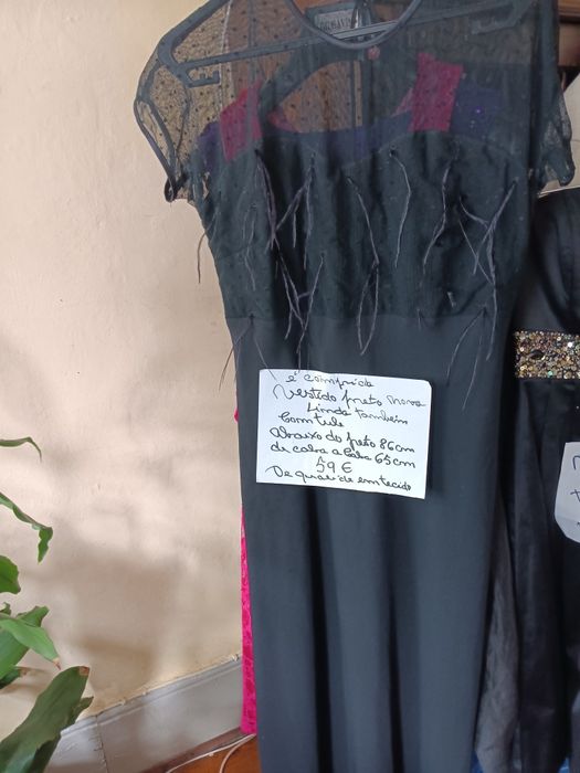 Vestido preto de alta qualidade