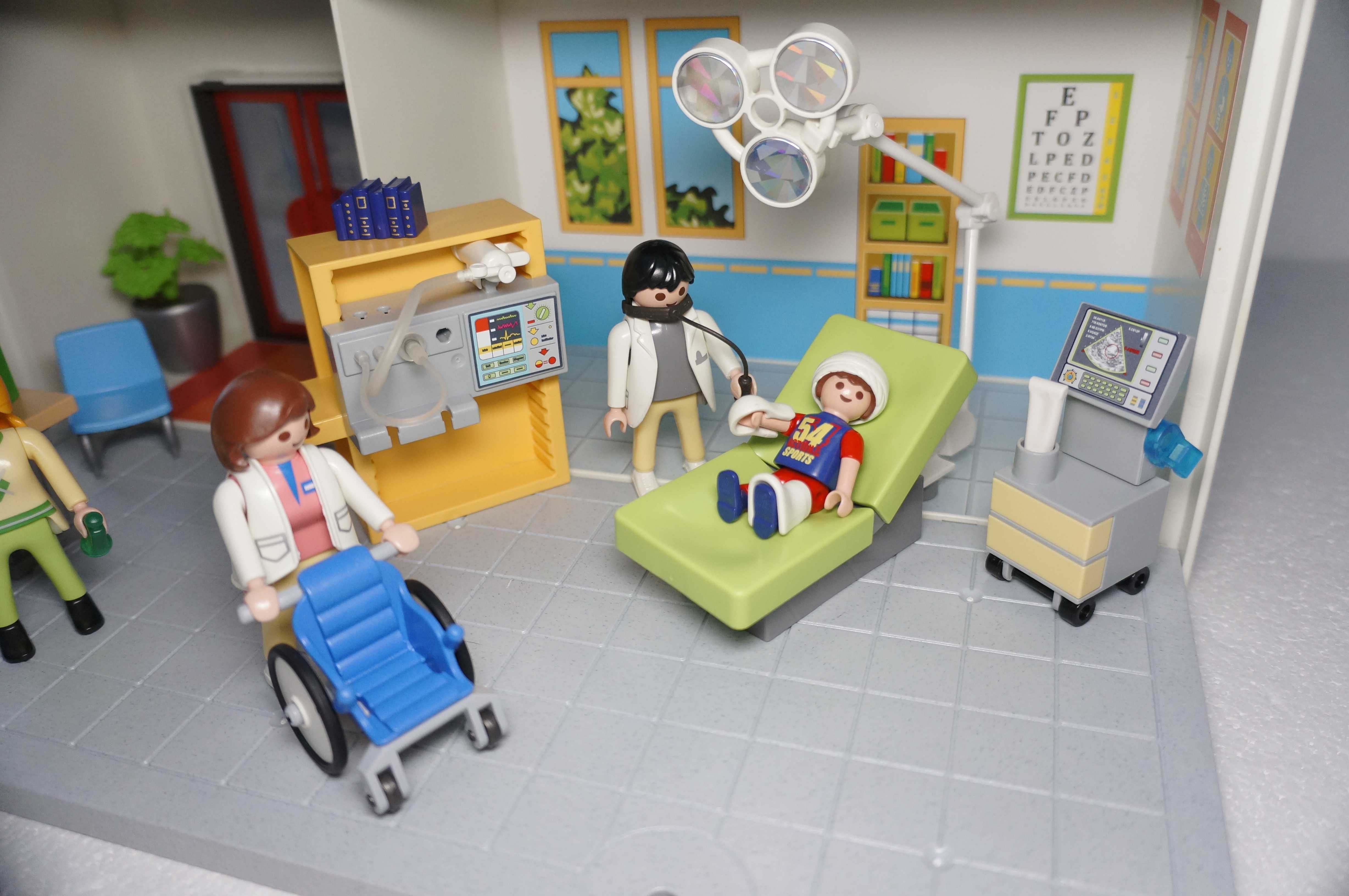 Playmobil 751 Szpital składany w walizce operacyjna wózek Playmobile