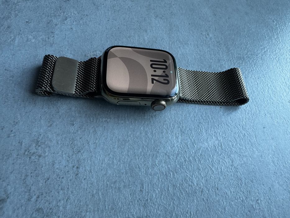 Apple watch seria 8 zloty 41mm cellular + bransoleta mediolanska