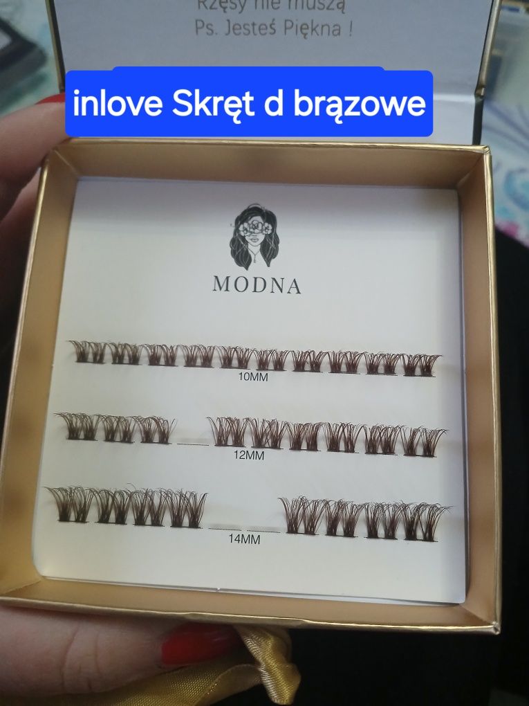 Rzęsy bondingowe+akcesoria
