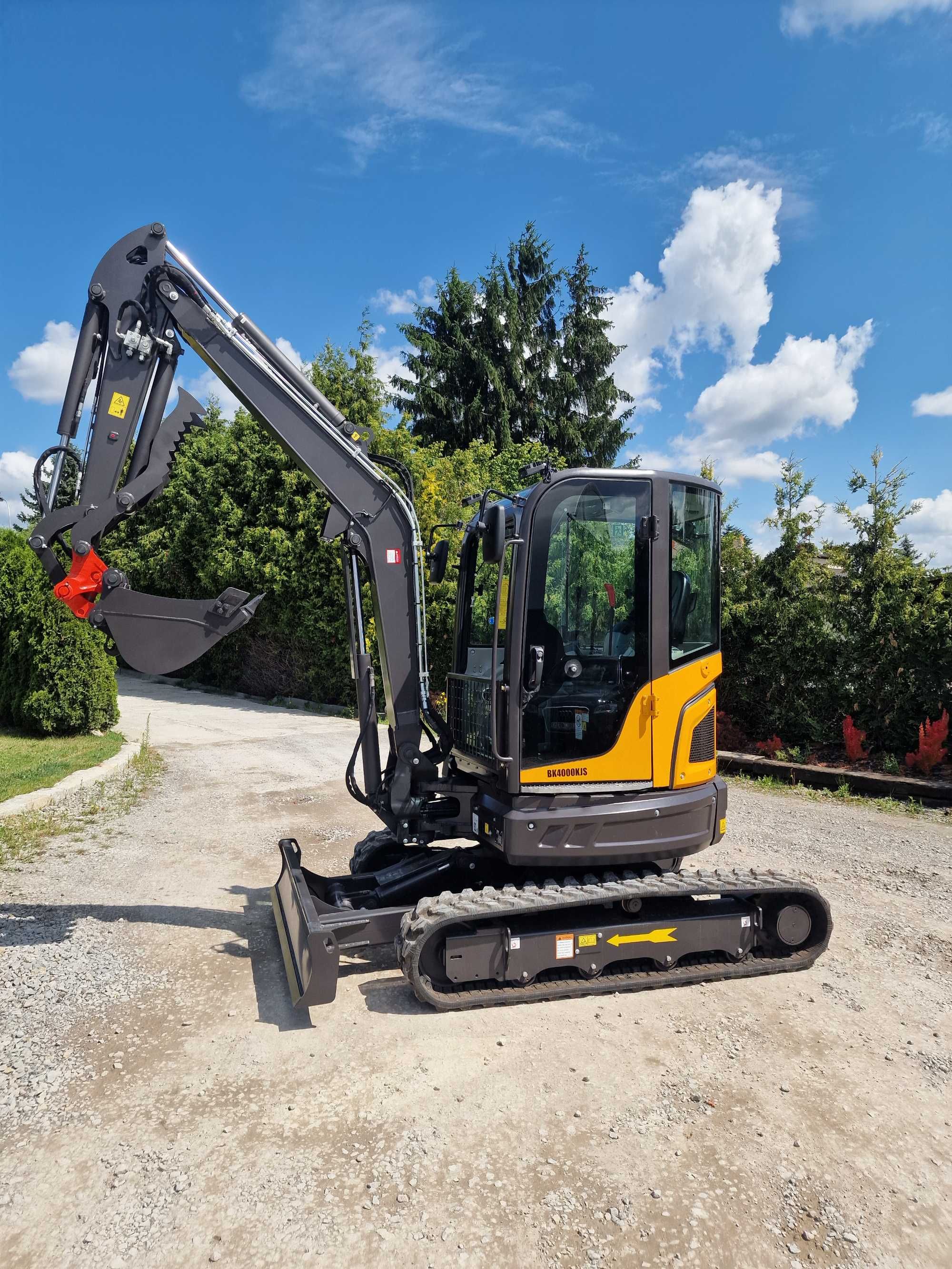 Koparka Berger Kraus BK4000KJS z kabiną silnik KUBOTA klimatyzacja