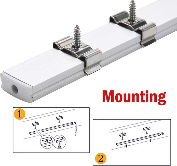Nowa listwa / profil / aluminiowa / LED / 6 szt / 1M !8186!