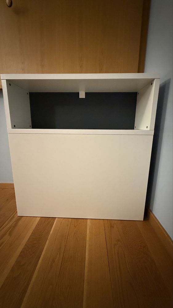 Cabeceira com arrumação IKEA FLAXA para cama de solteiro