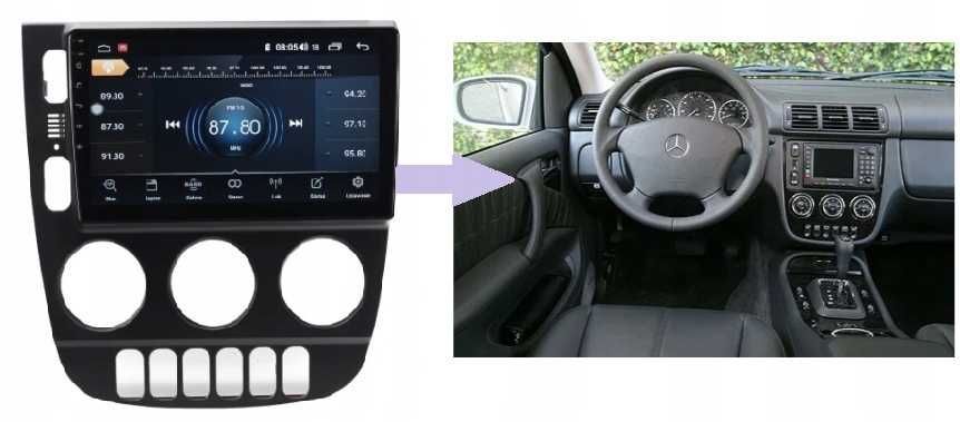 Radio Android 12 Mercedes m-class W163 ML 97-05r gps wifi