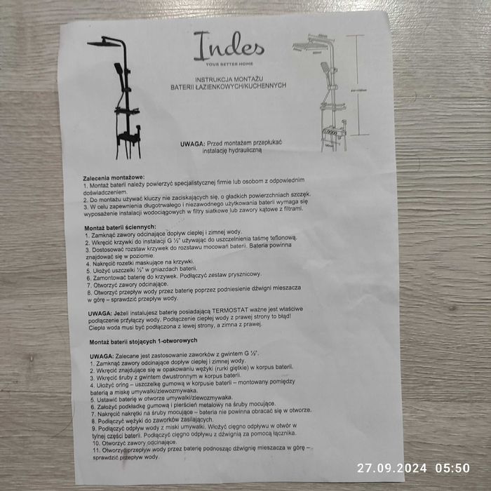 Bateria z termostatem