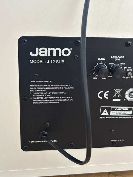 Subwoofer Jamo J 12 SUB – aktywny, 400 W, biały
