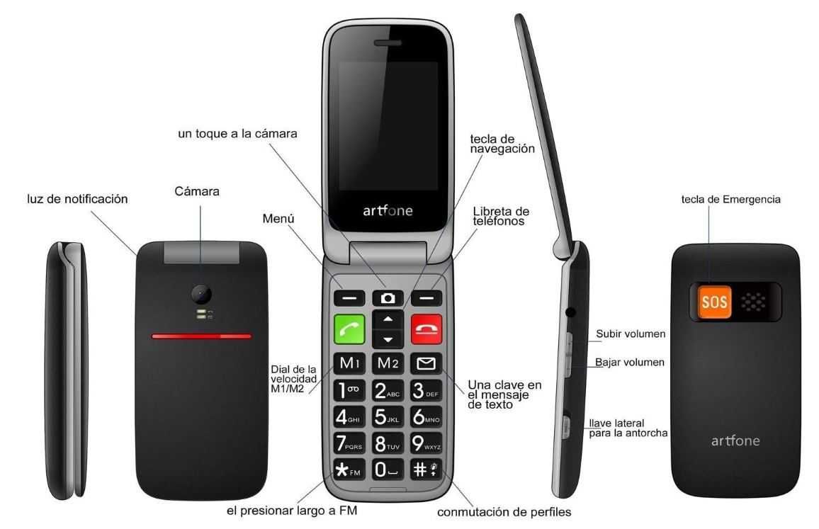 Telefon dla seniorów Artfone CF241A