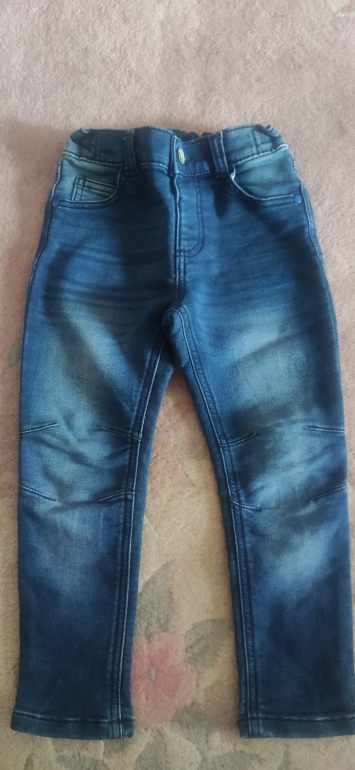 Spodnie joggery jeansy F&F 3-4 latka 104 slim