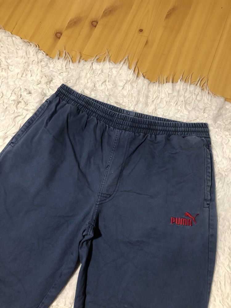 Spodnie dresy Puma rozmiar M granatowe vintage