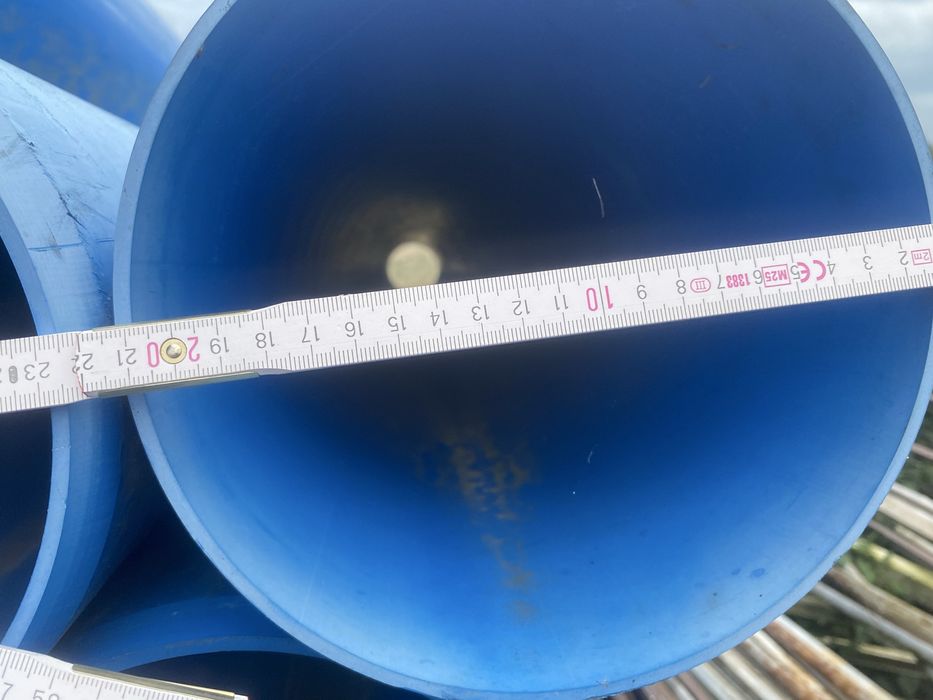 Rury pcv f 220 cm do wody prtnej studnia głębinowa