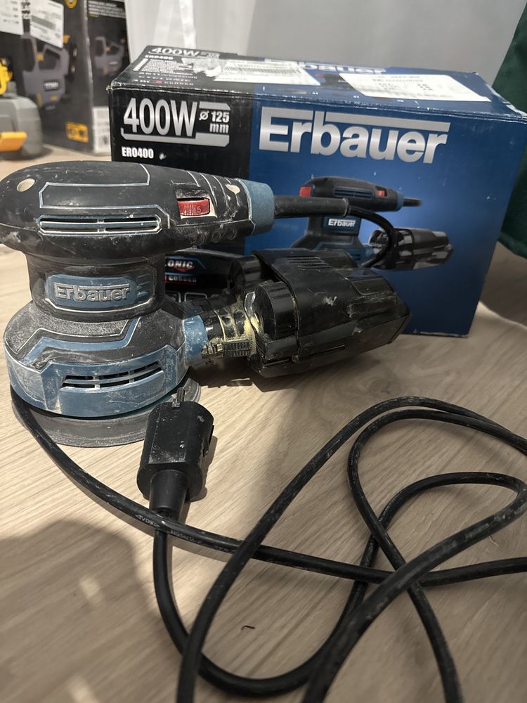 Szlifierka mimośrodowa Erbauer 125mm jak nowa
