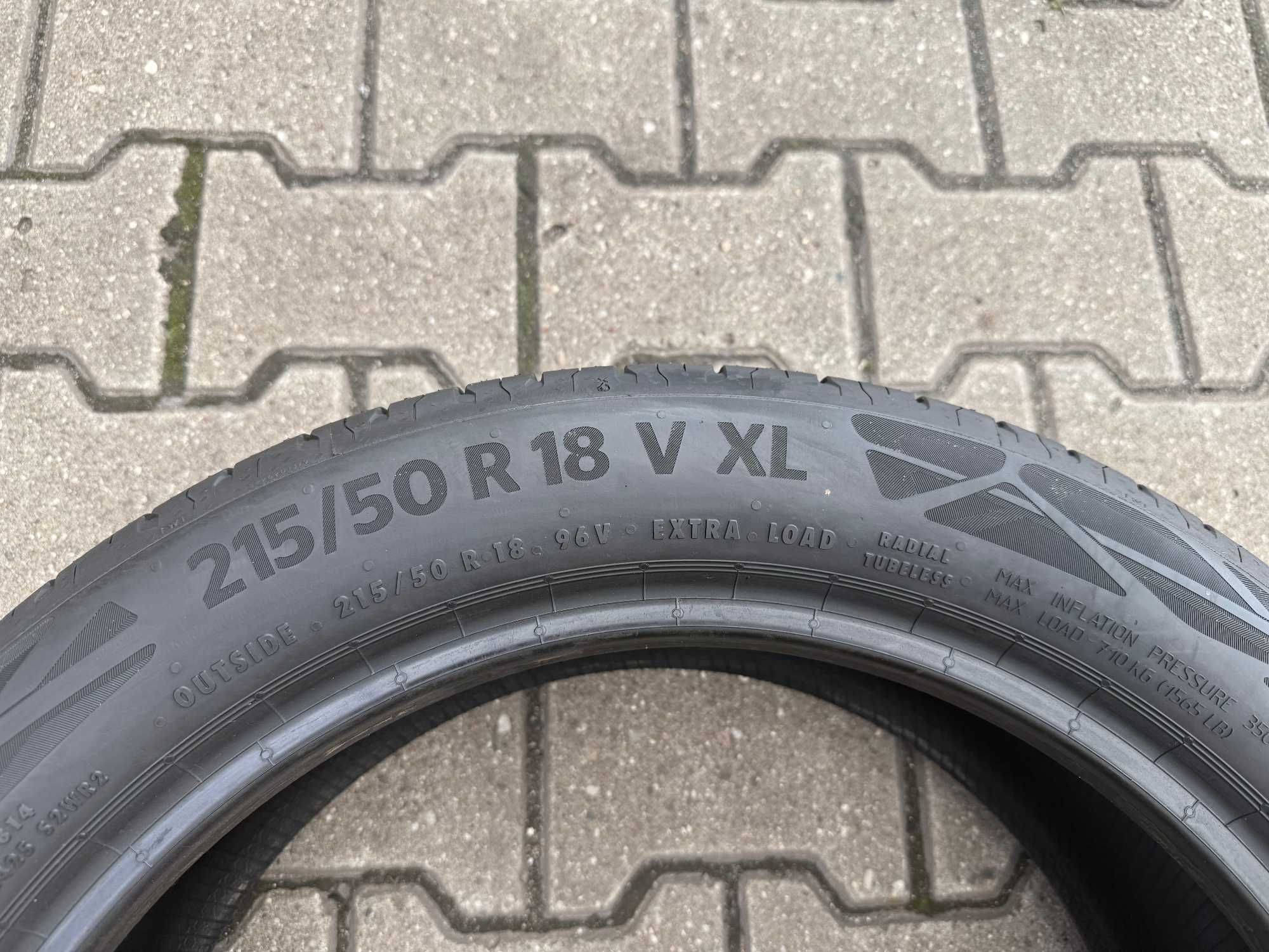 4X Opony Nowe Demo Continental Eco Contact 6     215/50r18    4x2022r.