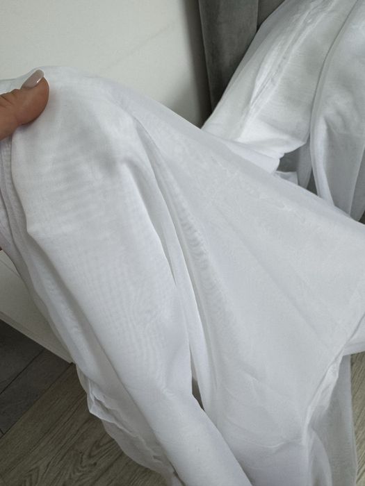 Сніжно-біла тюль 2.55 м