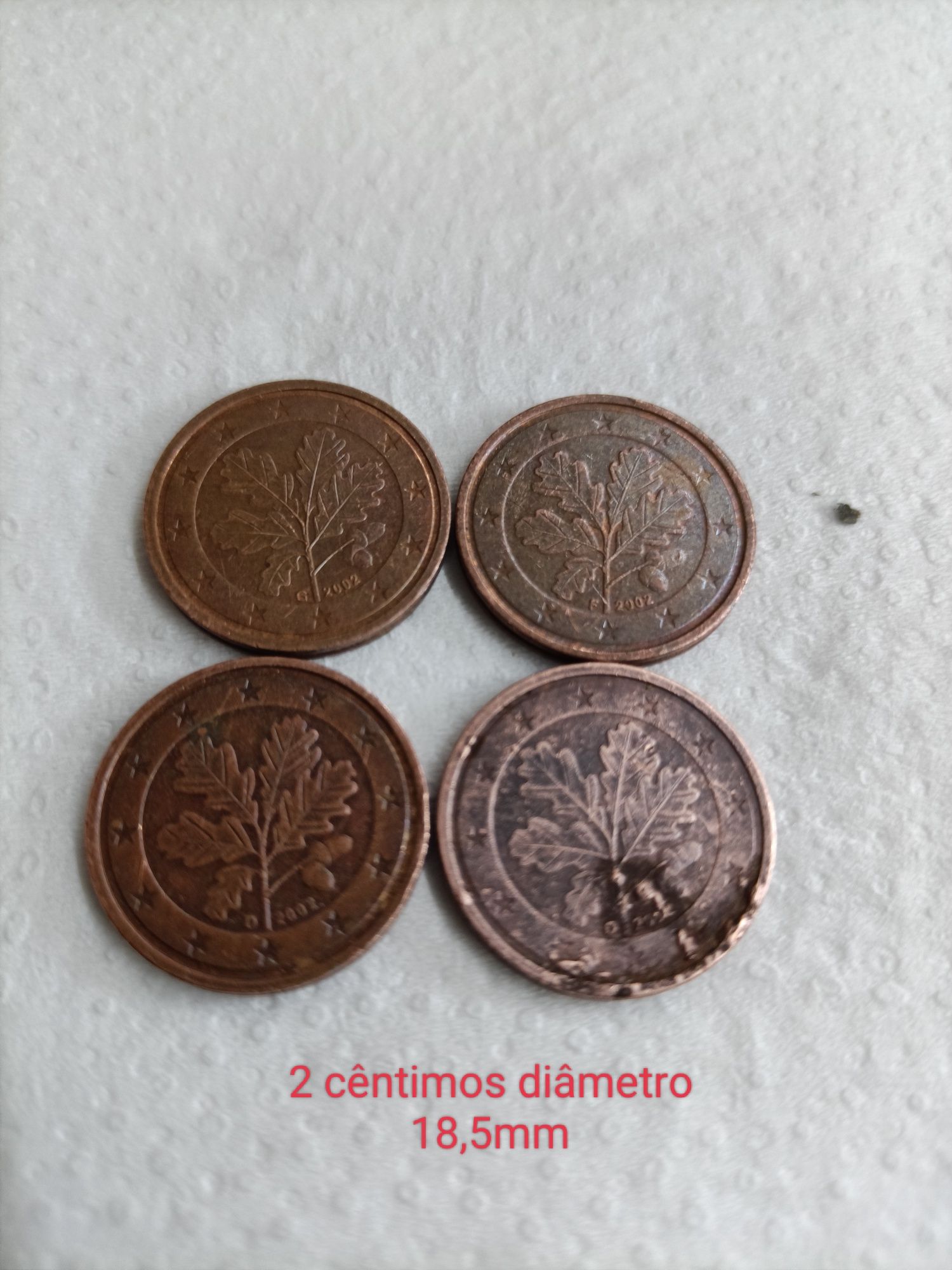 Moedas raras com defeitos