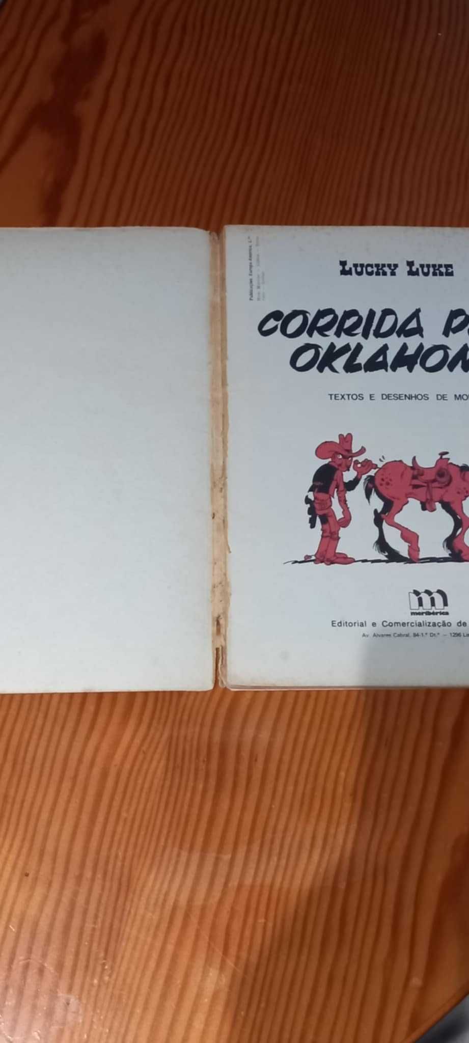 Livro Lucky Luke - Corrida Para Oklahoma
