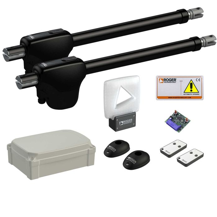 Napęd bramy skrzydłowej ROGER MONOS4/F ramię 4m silnik bezszczotkowy