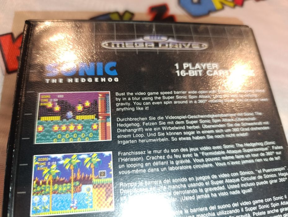 Sonic The Hedgehog Sega Mega Drive testowana sklep kioskzgrami