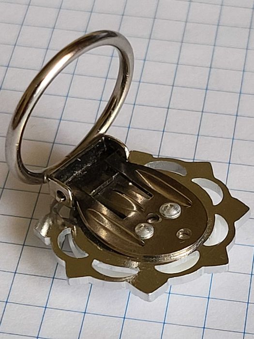 Дрес-кліп. Скло. Німеччина. Вінтаж