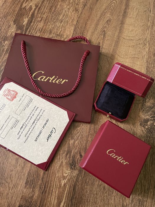Коробка упаковка Картье Cartier под кольцо браслет