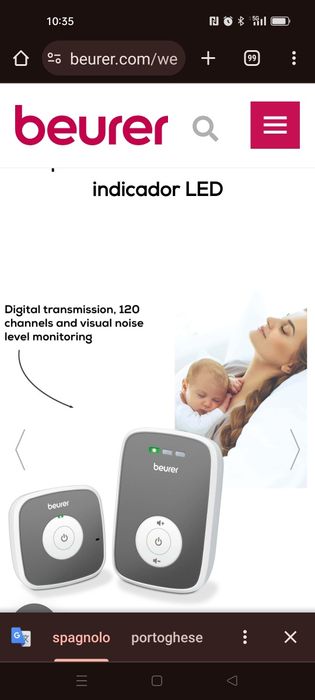 Intercomunicadores para bebê  Beurer