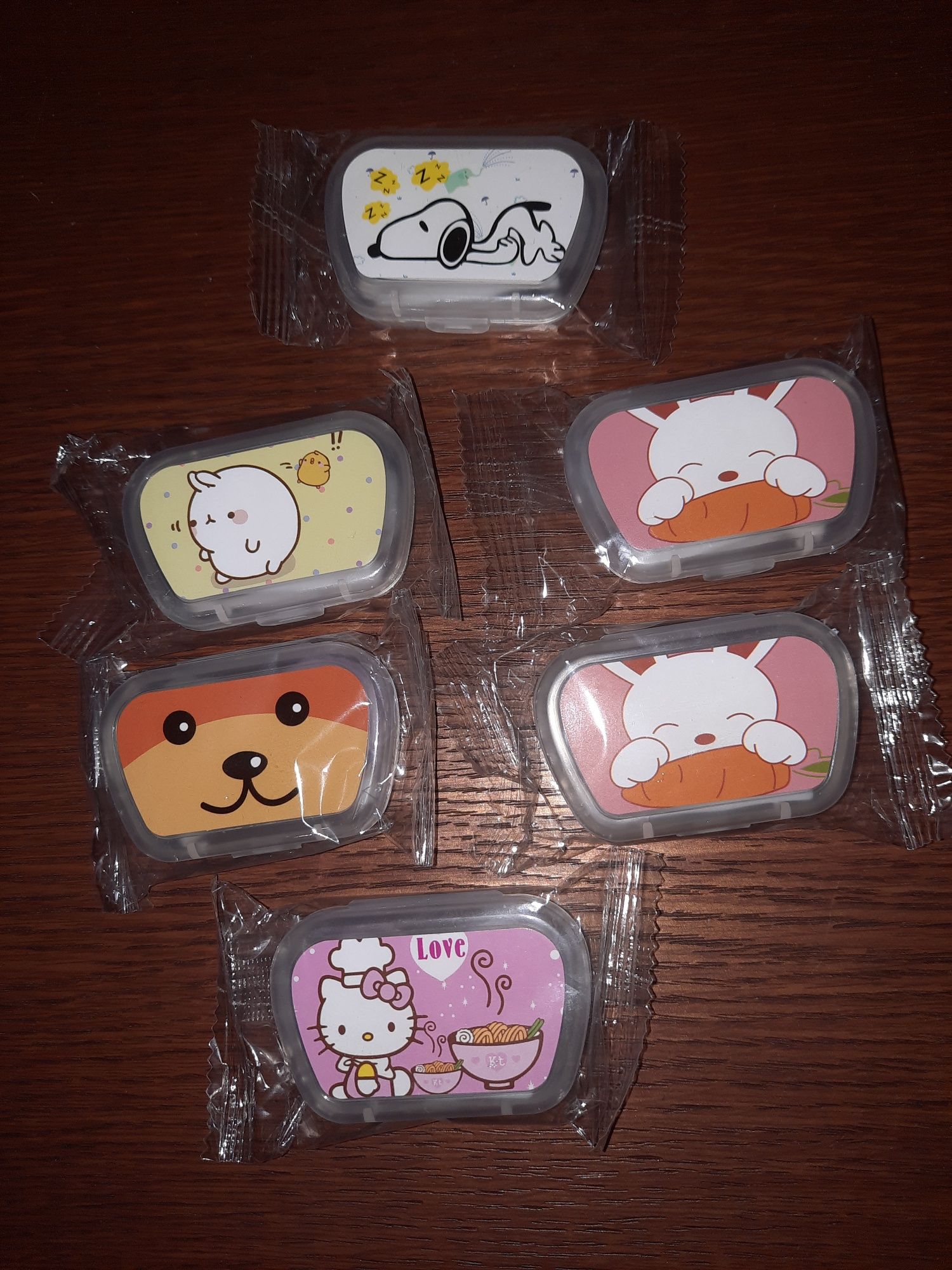 Дорожні набори Контейнер для контактных линз Hello Kitty