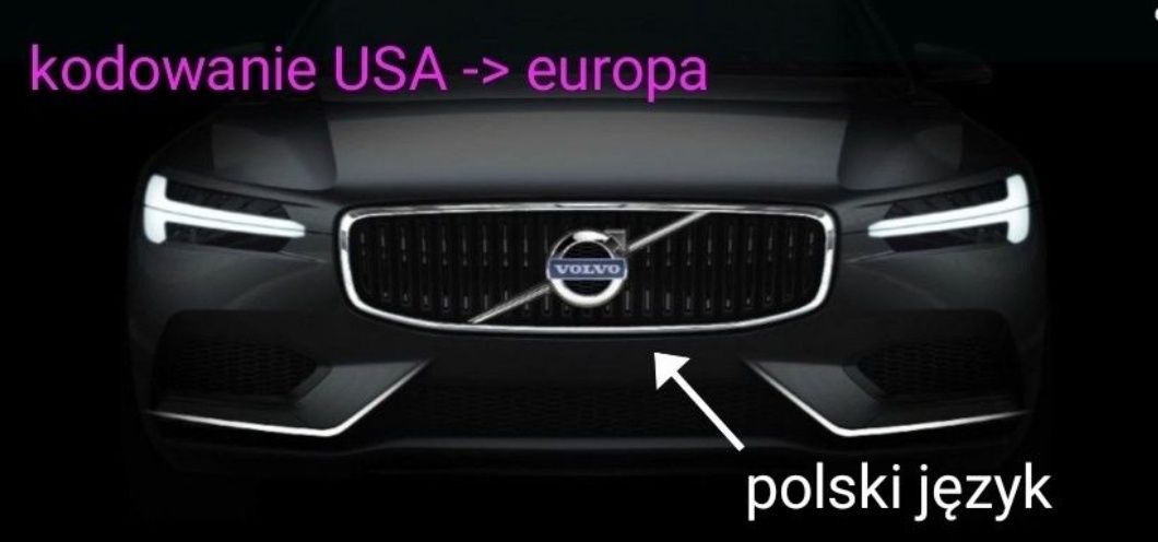 Volvo język pl menu polskie kodowanie konwersja USA na EU ChipTuning