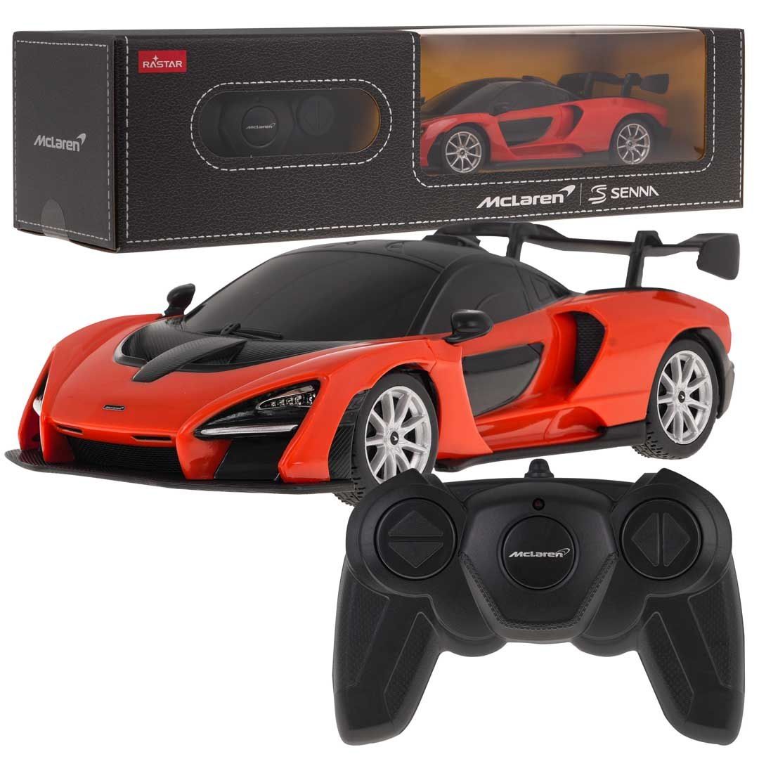 Auto samochód zdalnie sterowany  1:24 McLaren Senna Pomarańczowy