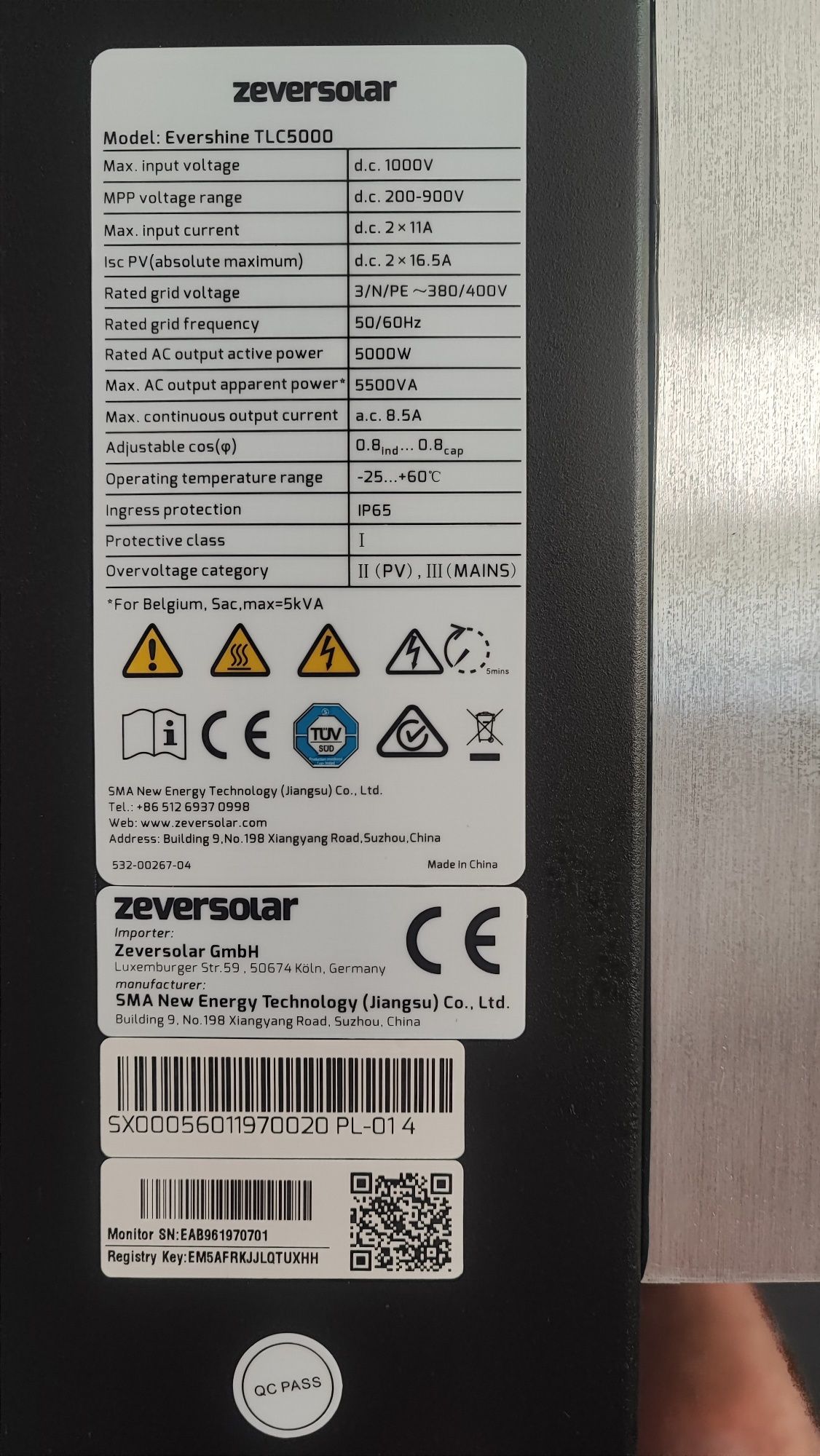 falownik zeversolar tlc 5000 5kw