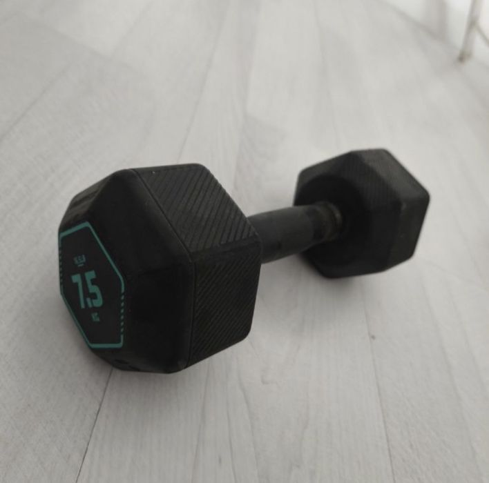 2 halteres 7,5kg Decathlon