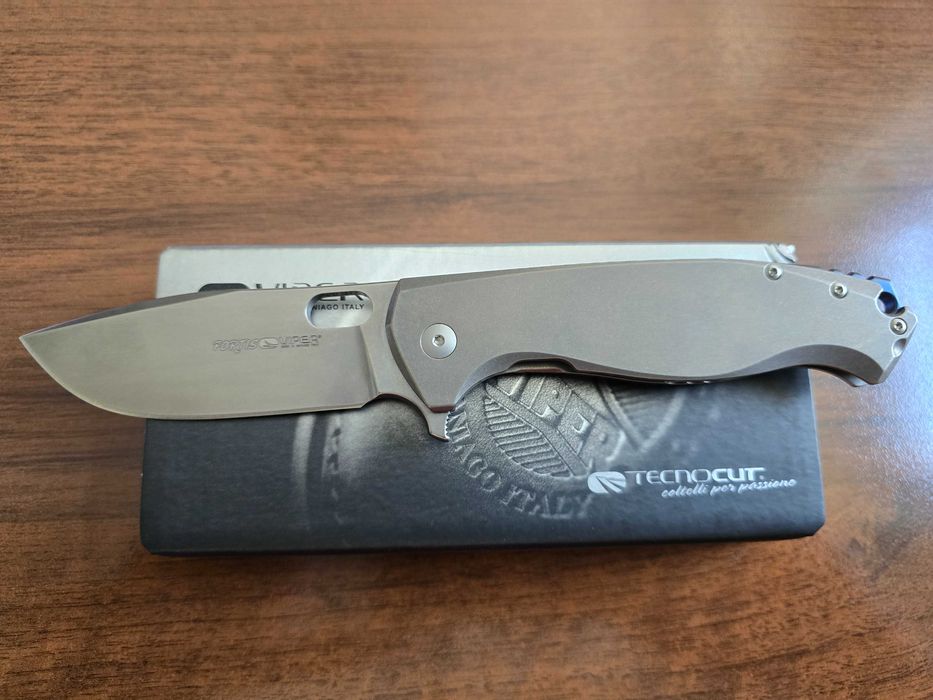 Nóż składany Viper Fortis Titanium, M390 by Jesper Voxnæs V5952TI NOWY