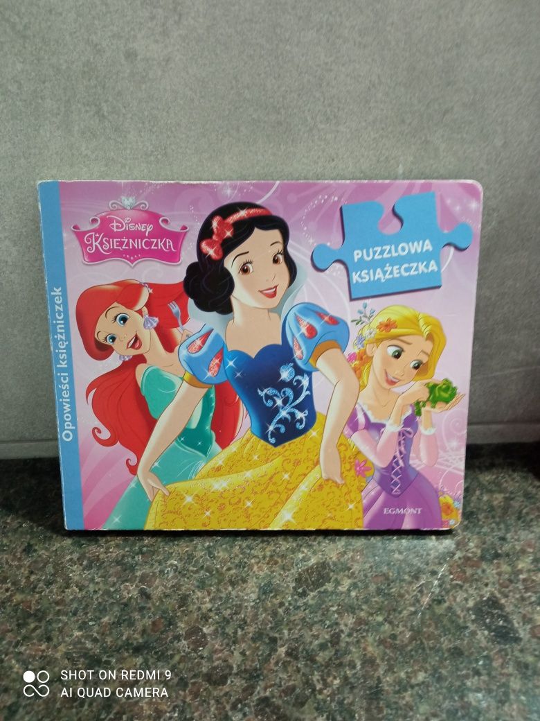 Puzzle puzzlowa książeczka księżniczki Disney