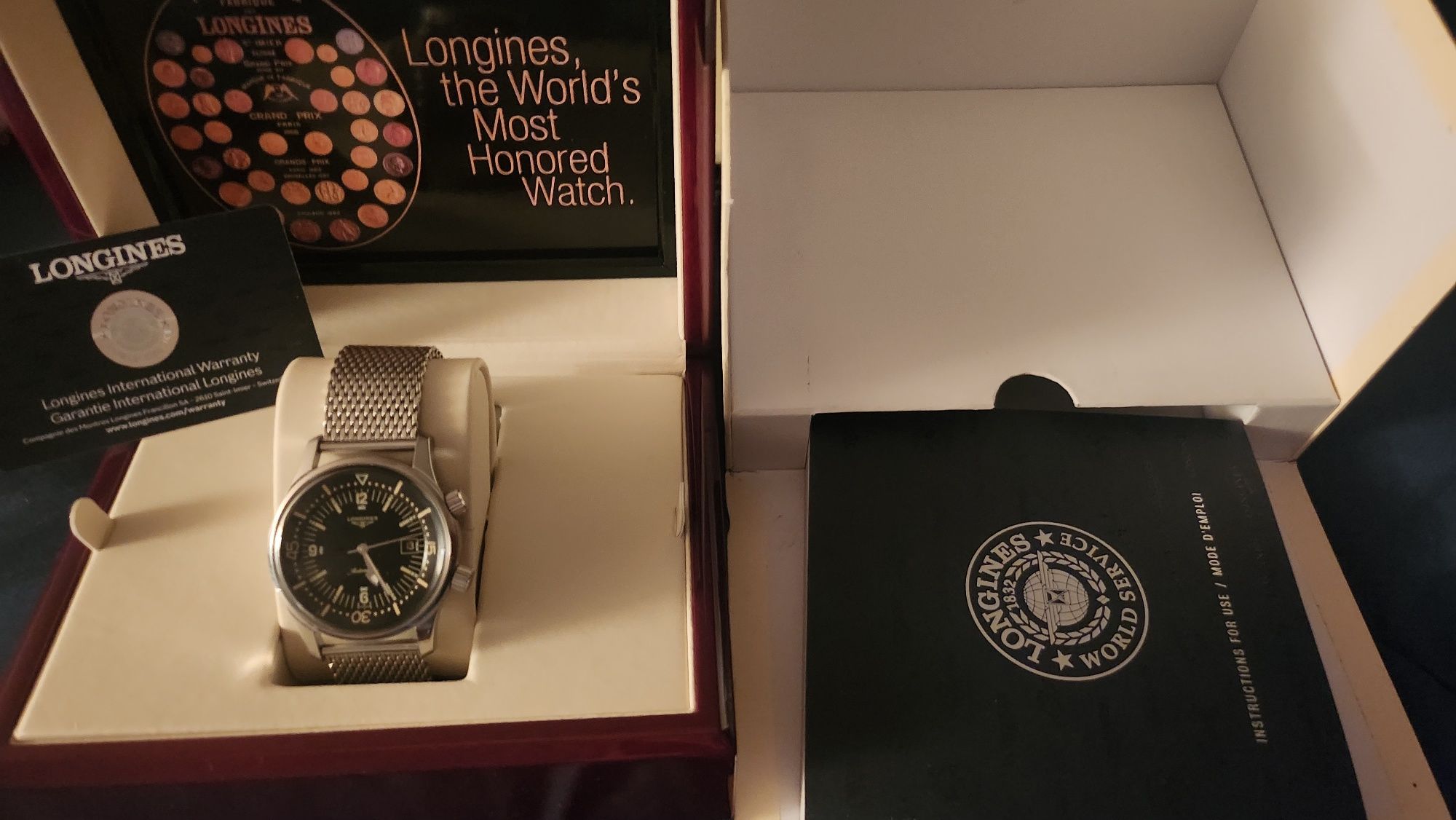 Relógio Longines com garantia