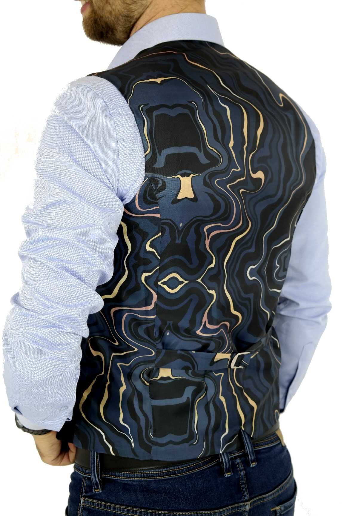 Bezrękawnik kamizelka elegancka ekskluzywna Giovanni Pera
