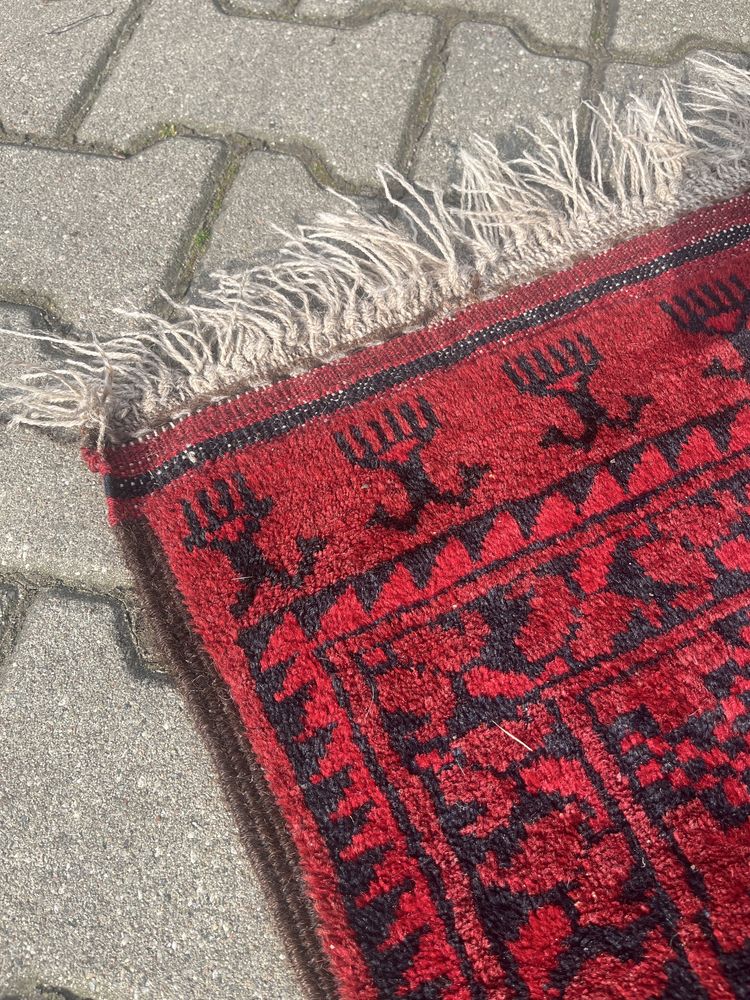 Wełniany dywan lata 60