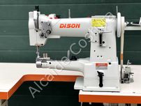 Máquina de costura industrial de triplo Arrasto Braço